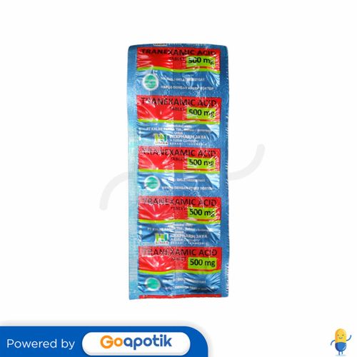 TRANEXAMIC ACID HEXPHARM 500 MG STRIP 10 TABLET