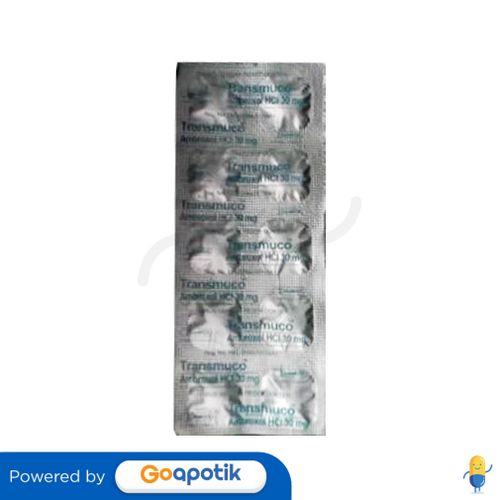 TRANSMUCO 30 MG TABLET