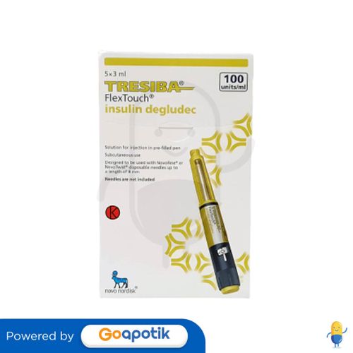 TRESIBA 100 IU/ML INSULIN 3 ML BOX 5 CARTRIDGE