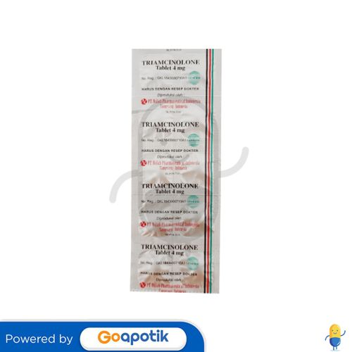 TRIAMCINOLONE NULAB 4 MG STRIP 10 TABLET