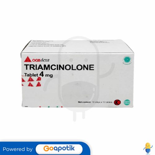 TRIAMCINOLONE OGB DEXA MEDICA 4 MG BOX 100 TABLET