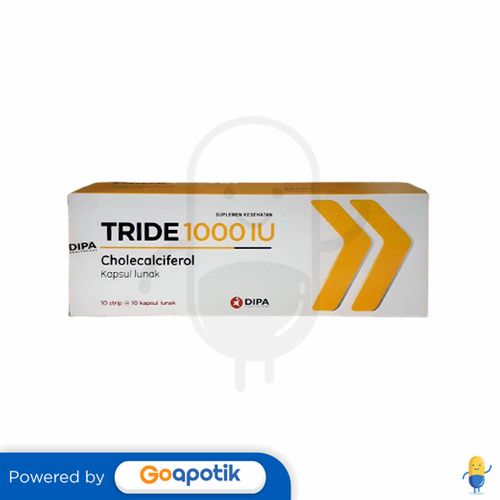 TRIDE 1000 IU BOX 100 KAPSUL