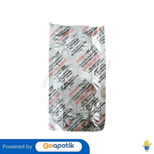 TRIZEDON OD 80 MG STRIP 6 KAPSUL