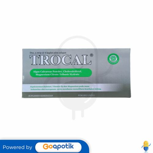 TROCAL BOX ISI 30 KAPLET SALUT SELAPUT