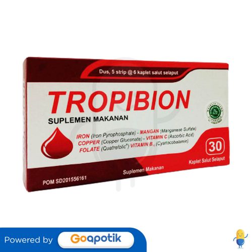 TROPIBION BOX ISI 30 KAPLET