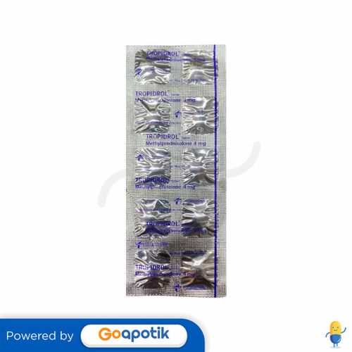 TROPIDROL 4 MG STRIP 10 TABLET