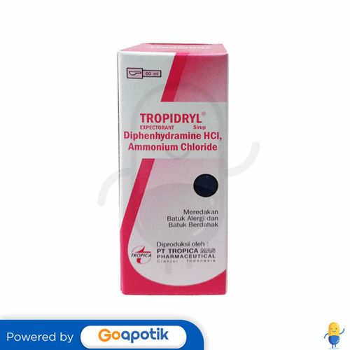 TROPIDRYL EXPECTORANT SYRUP 60 ML