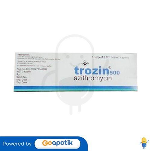 TROZIN 500 MG BOX 3 KAPLET