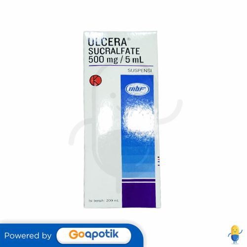 ULCERA 500 MG/5 ML SUSPENSI 200 ML