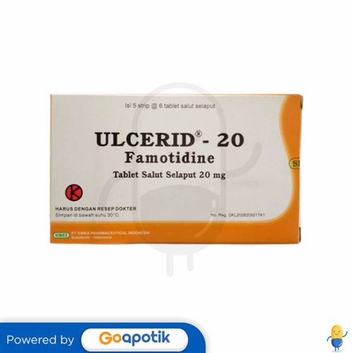 ULCERID 20 MG BOX 30 TABLET