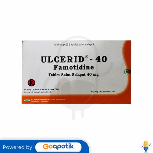 ULCERID 40 MG BOX 30 KAPLET