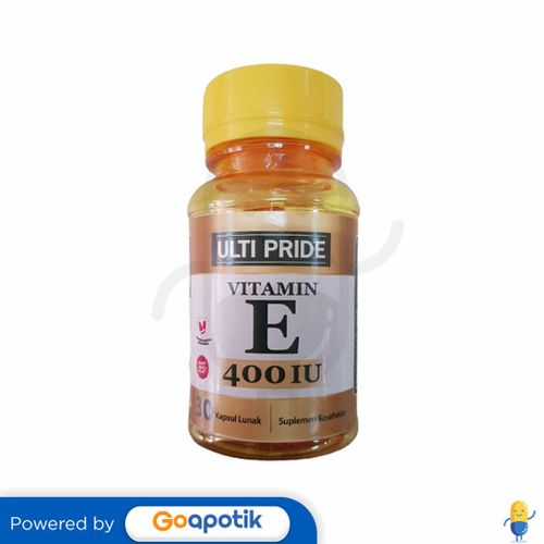 ULTI PRIDE VITAMIN E 400 IU BOTOL 30 KAPSUL