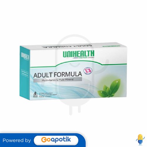 UNIHEALTH ADULT FORMULA BOX 30 KAPLET