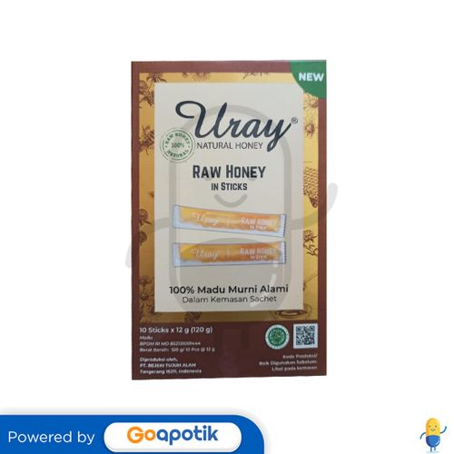 URAY RAW HONEY IN STICKS BOX 10 STICKS