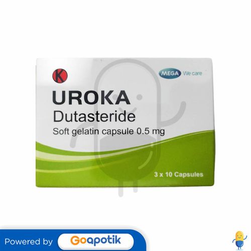 UROKA 0.5 MG BOX 30 KAPSUL