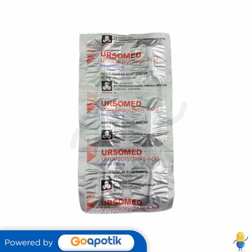 URSOMED 250 MG STRIP 6 KAPSUL