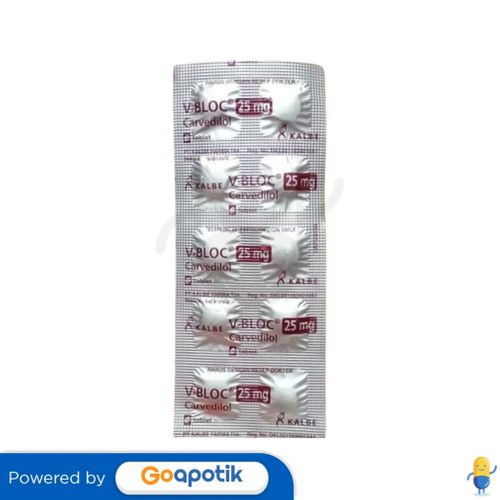 V BLOC 25 MG STRIP 10 TABLET