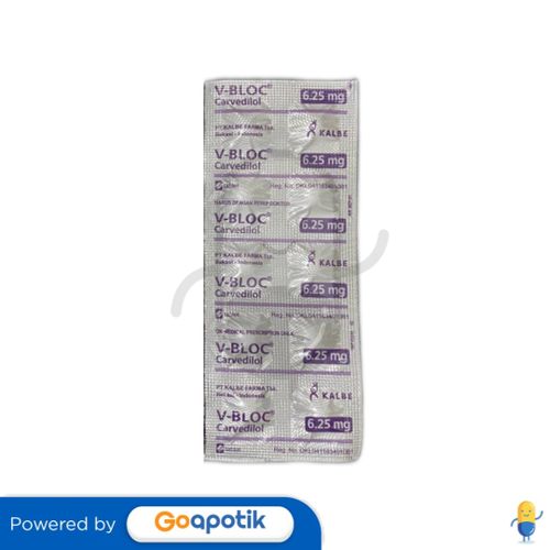 V-BLOC 6.25 MG STRIP 10 TABLET