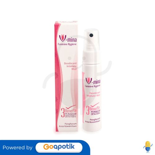 VMINA FEMININE HYGIENE DEODORANT INTIMATE MIST TUBE 30 ML Kegunaan