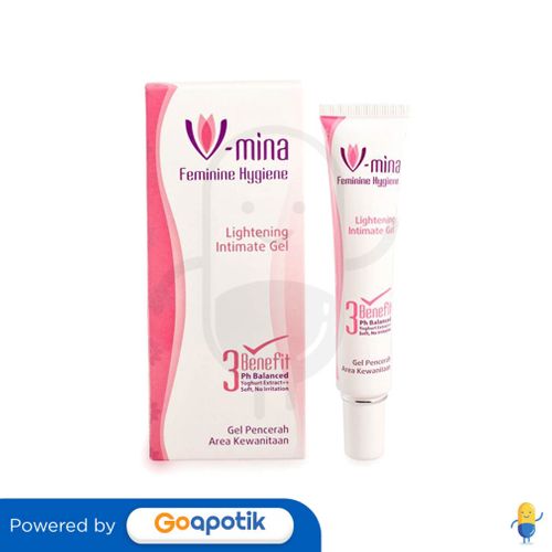 VMINA FEMININE HYGIENE LIGHTENING INTIMATE GEL TUBE 30 ML Kegunaan