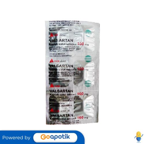 VALSARTAN OGB DEXA MEDICA 160 MG STRIP 6 KAPLET / HIPERTENSI