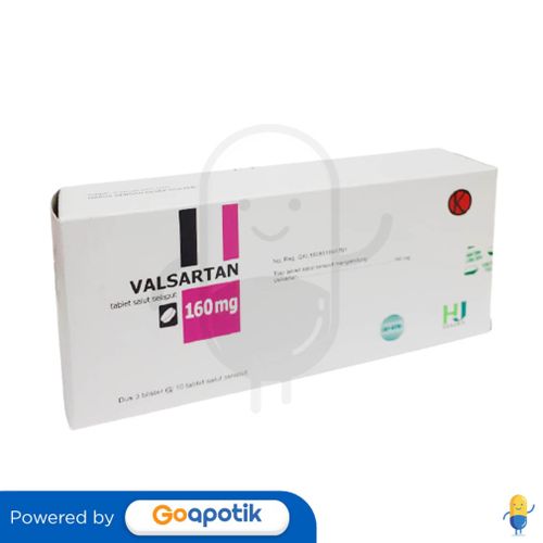 VALSARTAN HEXPHARM 160 MG BOX 30 TABLET