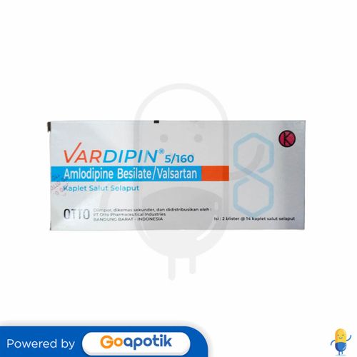 VARDIPIN 160/5 MG BOX 28 KAPLET