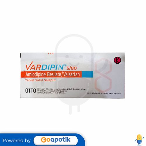 VARDIPIN 80/5 MG BOX 28 TABLET