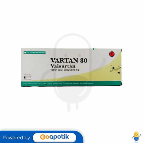 VARTAN 80 MG BOX 30 TABLET