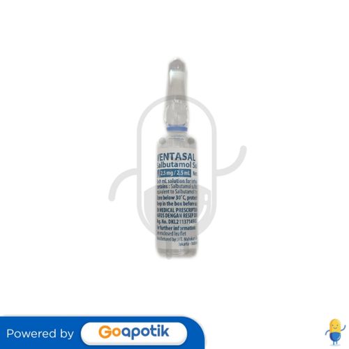 VENTASAL 2.5 MG/2.5 ML CAIRAN INHALASI 2.5 ML AMPUL