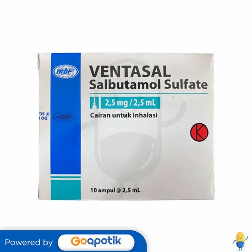 VENTASAL 2.5 MG/2.5 ML CAIRAN INHALASI 2.5 ML BOX 10 AMPUL