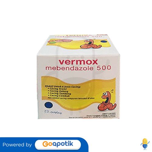 VERMOX 500 MG BOX 24 TABLET