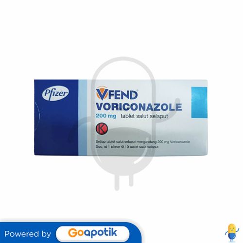 VFEND 200 MG BOX 10 TABLET