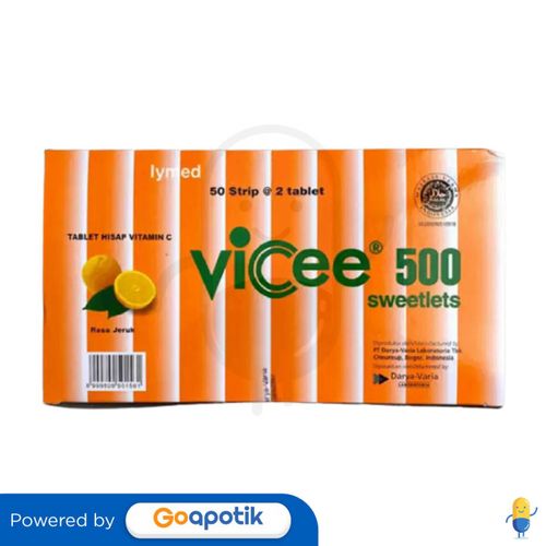 VICEE 500 RASA JERUK BOX 100 TABLET