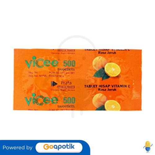 VICEE 500 RASA JERUK STRIP 2 TABLET