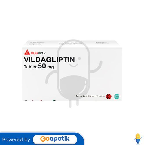 VILDAGLIPTIN OGB DEXA MEDICA 50 MG BOX 30 TABLET