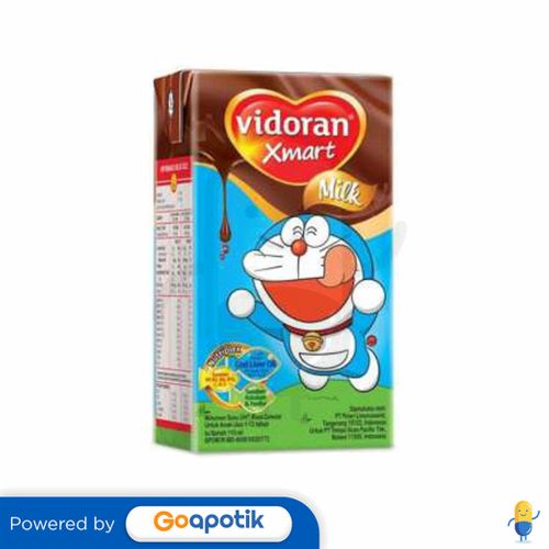 VIDORAN XMART NUTRIPLEX SUSU UHT RASA COKELAT 115 ML