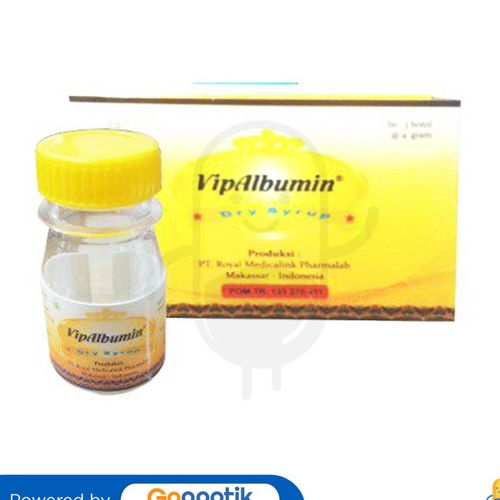 VIPALBUMIN DRY SYRUP 4 GRAM BOX 3 BOTOL