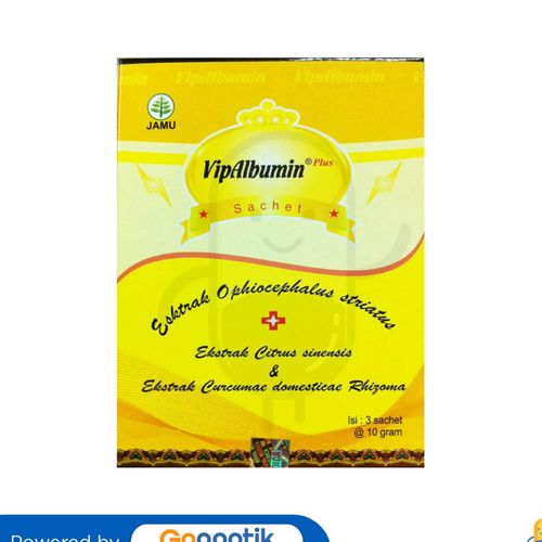 VIPALBUMIN PLUS 10 GRAM BOX 3 SACHET