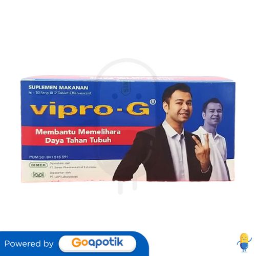 VIPRO - G BOX 20 TABLET EFFERVESCENT