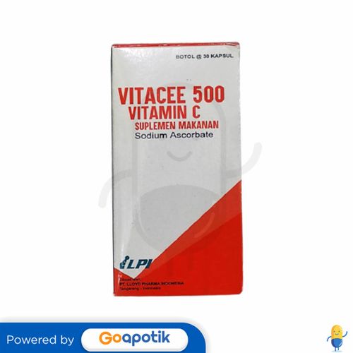 VITACEE 500 MG VITAMIN C BOTOL 30 KAPSUL