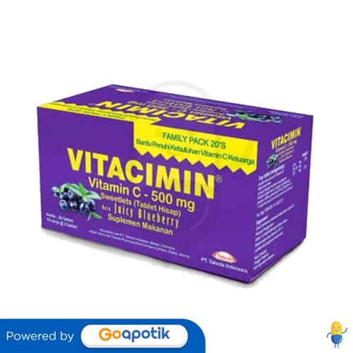 VITACIMIN RASA FRESH BLUEBERRY BOX 20 TABLET