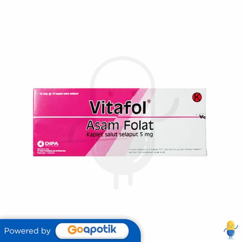 VITAFOL 5 MG BOX 100 KAPLET