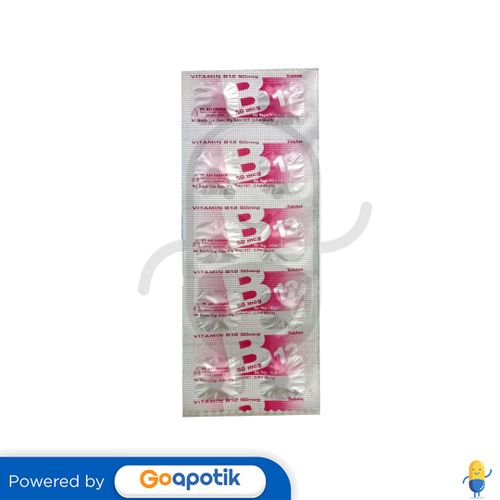 VITAMIN B12 AFI FARMA 50 MCG STRIP 10 TABLET