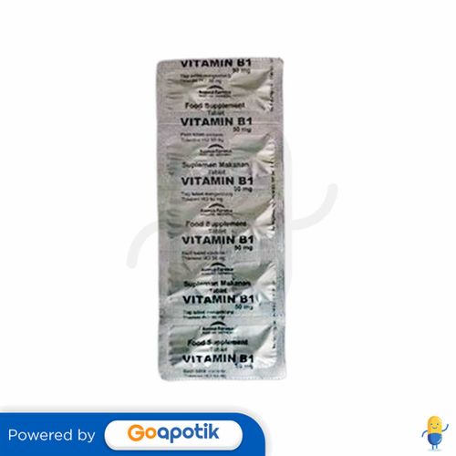 VITAMIN B1 KIMIA FARMA 50 MG TABLET