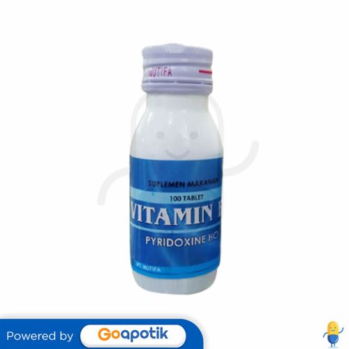 VITAMIN B6 MUTIFA 10 MG BOTOL 100 TABLET