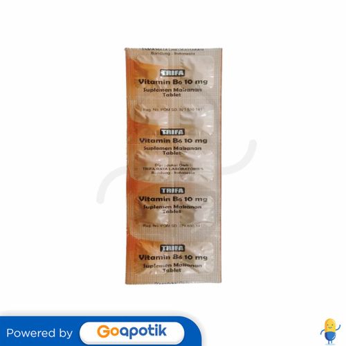 VITAMIN B6 TRIFA 10 MG STRIP 10 TABLET