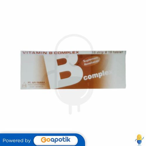 VITAMIN B COMPLEX AFIFARMA BOX 100 TABLET
