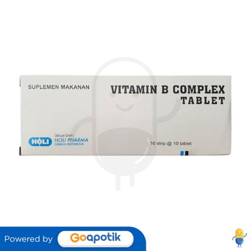 VITAMIN B COMPLEX HOLI BOX 100 TABLET