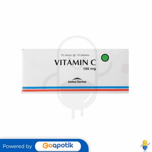 VITAMIN C KIMIA FARMA 100 MG BOX 100 TABLET